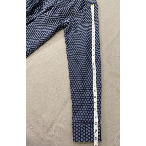 Ted Baker Mens Polka Dot Button-Up Shirt Size 4 Navy Blue Long Sleeve Cotton - Picture 8 of 15